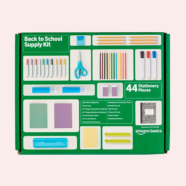 Amazon Basics - Kit de Material para la Vuelta al Cole 