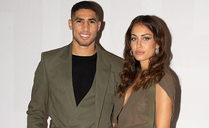 Hiba Abouk y Achraf Hakimi