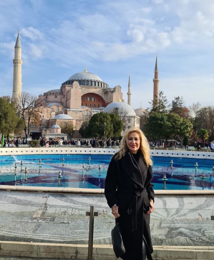 Rosa Benito en Estambul