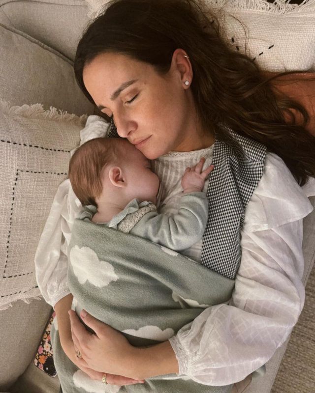 Marta Pombo con su hija Matilda