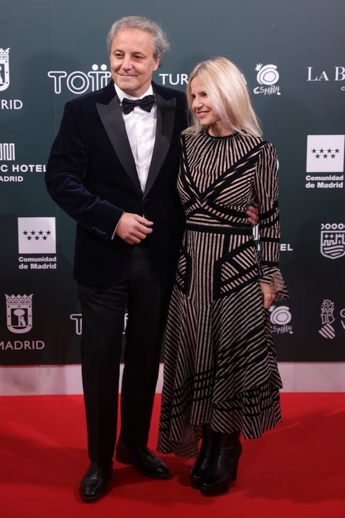 Eugenia Martínez de Irujo y Narcis Rebollo en los 'Spain Travel awards' en Madrid, 2025.