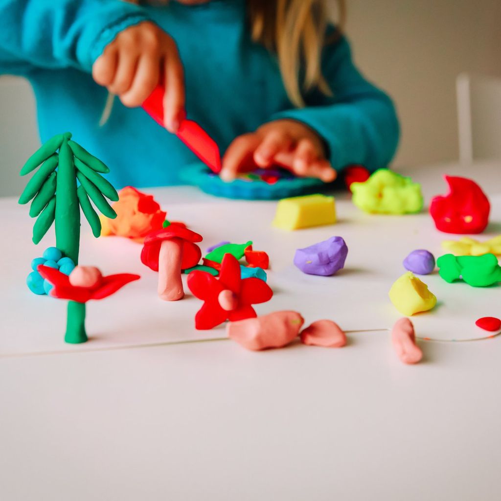 Juegos con plastilina para bebes on sale