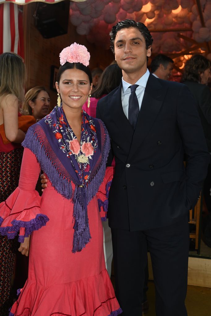 Tomás Páramo y Cayetana Rivera en la Feria de Abril