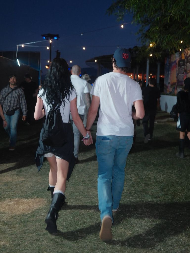 Justin Trudeau y Katy Perry en Coachella