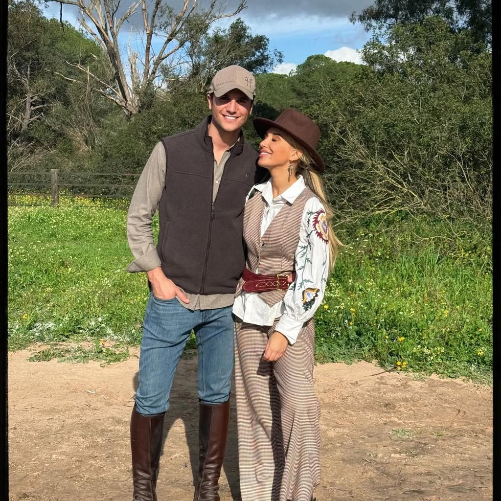 Paloma y Juan en un día de campo