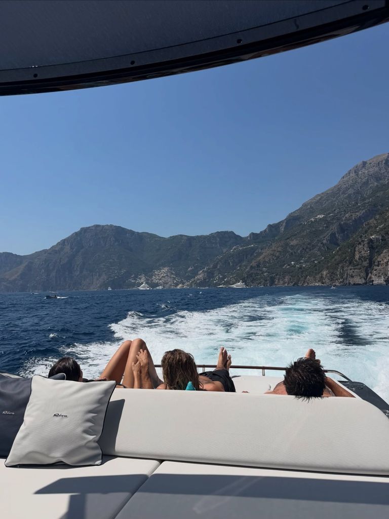 Las vacaciones de Rocío Crusset por la Costa Amalfitana