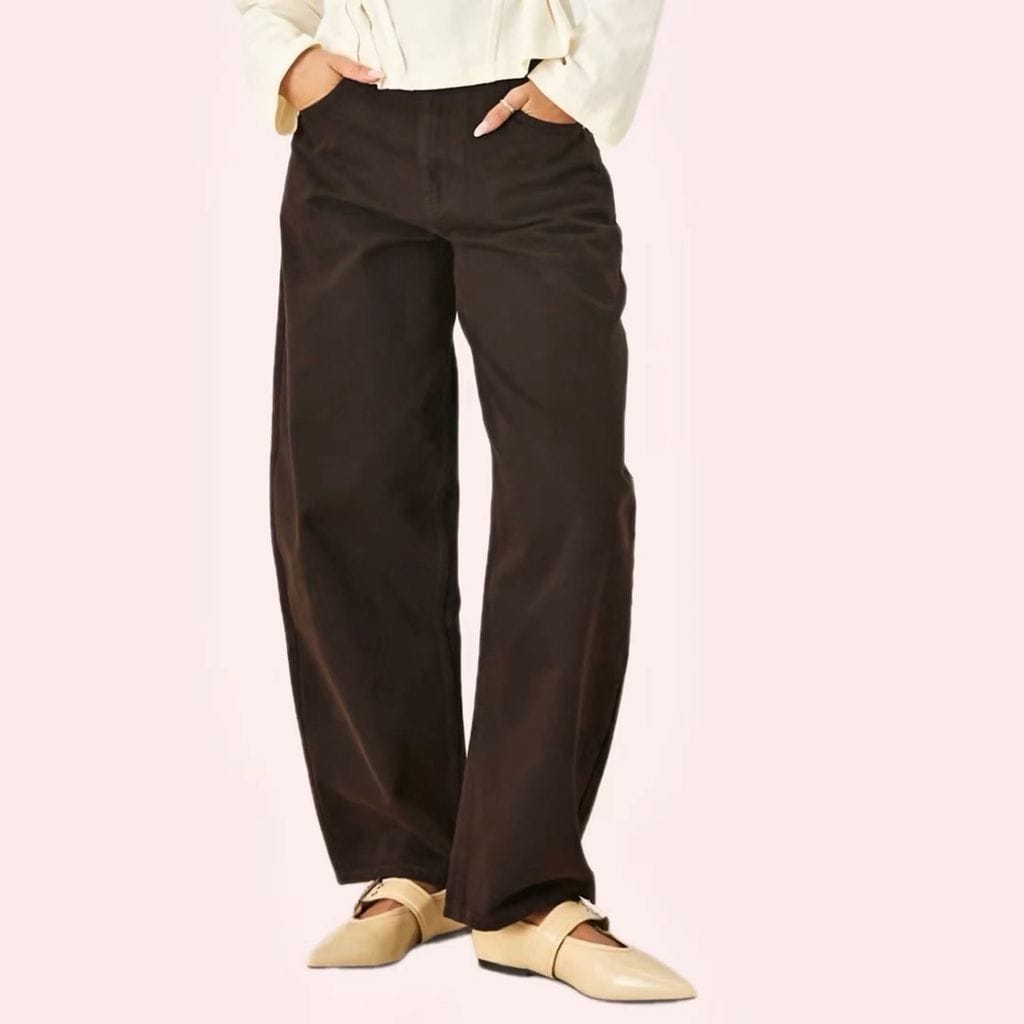 Los vaqueros marrón chocolate de Asos Design