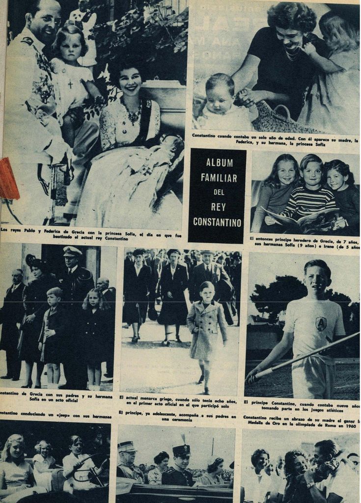 Boda Constantino de Grecia HOLA 1964