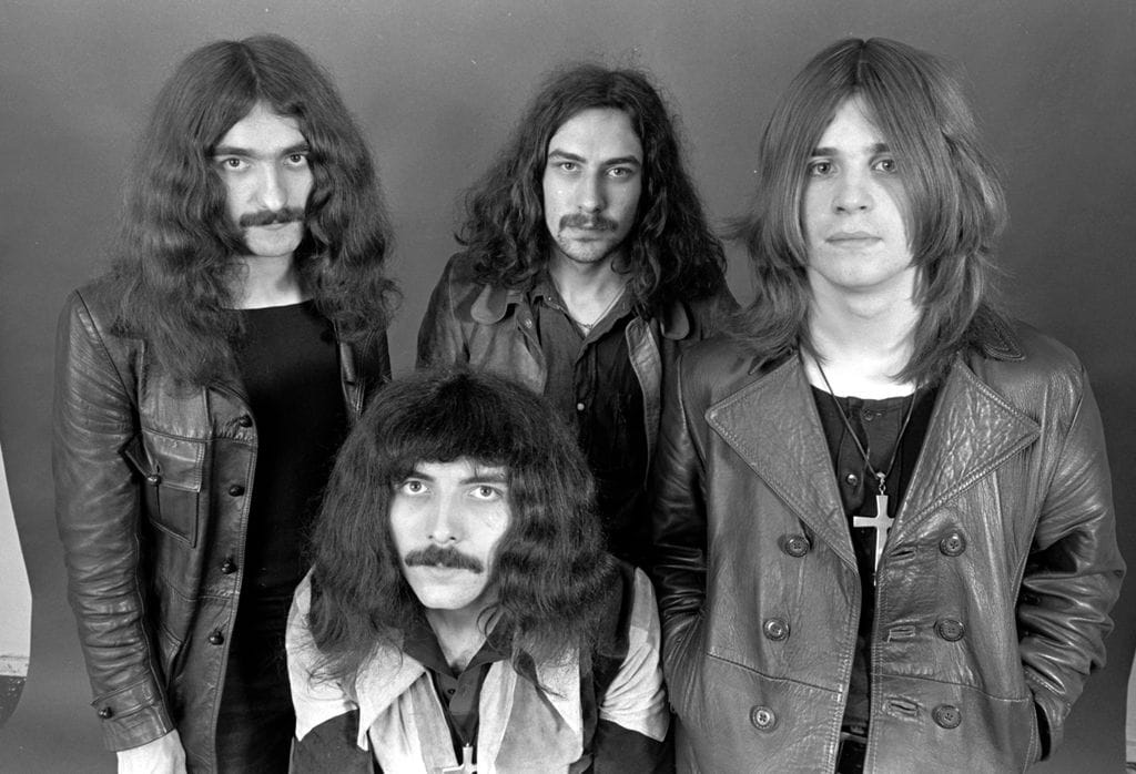 Black Sabbath en 1970: Geezer Butler, Tony Iommi, Bill Ward y Ozzy Osbourne.