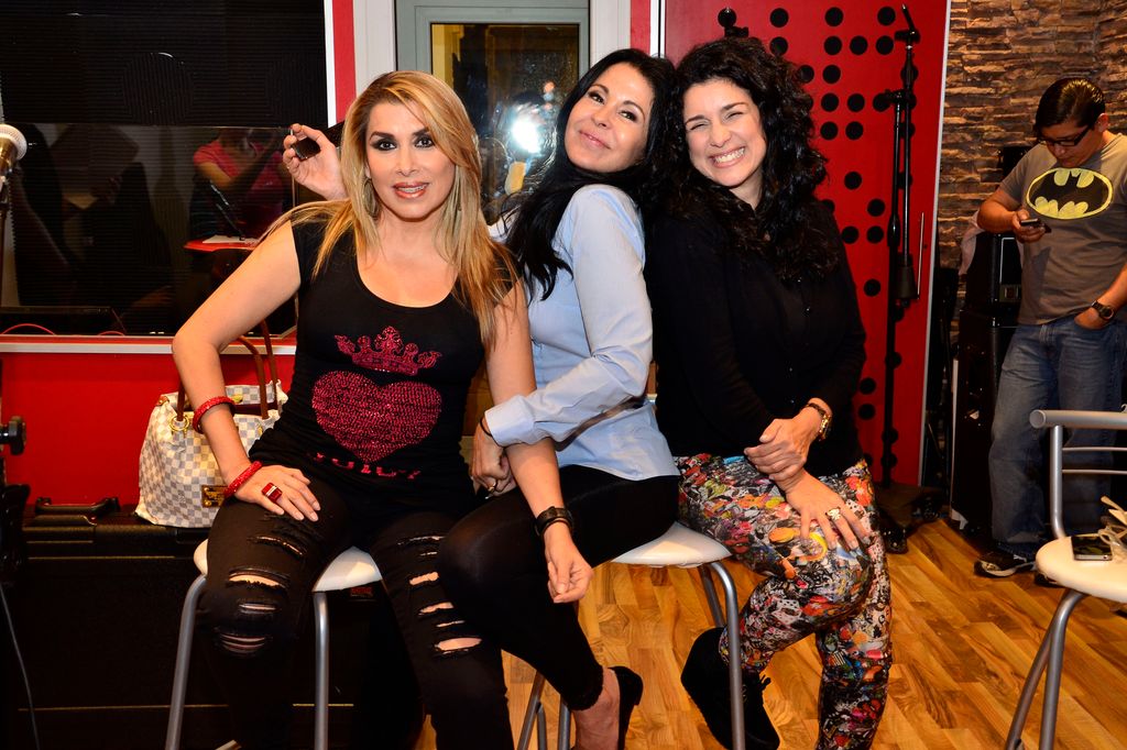En la imagen, Dulce, María Conchita Alonso y Karina