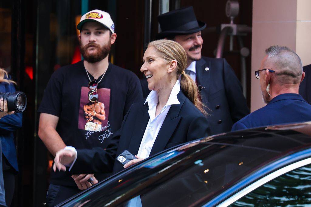 Celine Dion en Paris el 23 de julio de 2024