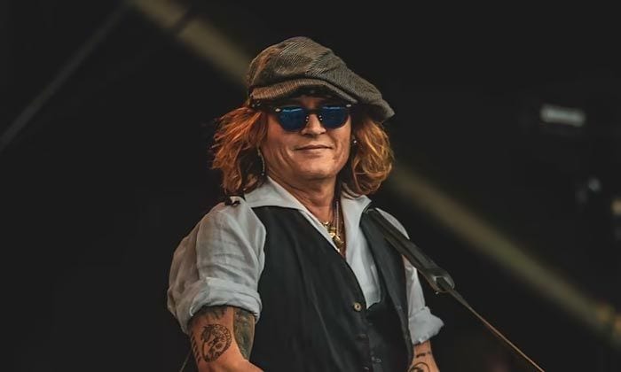 Johnny Depp en concierto