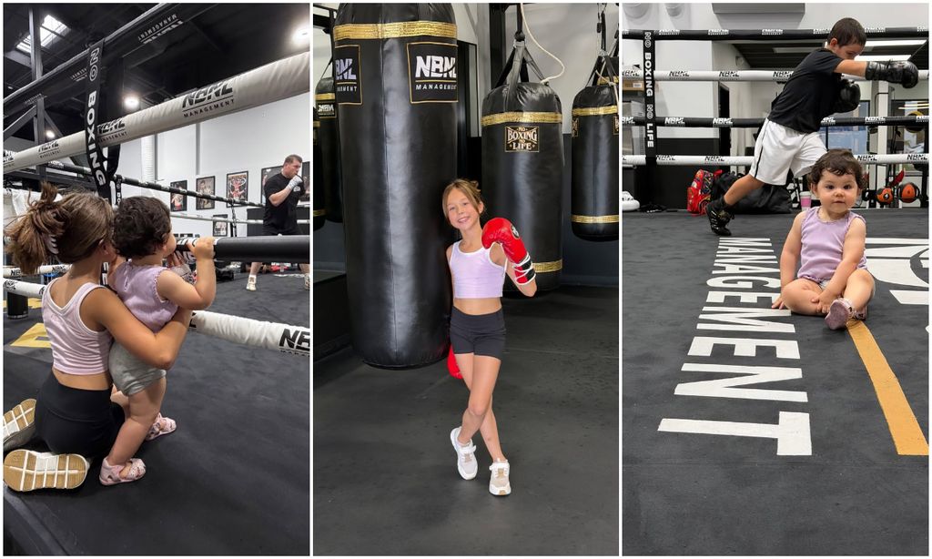 Fernanda Gómez compartió un vistazo de su visita a los entrenamientos de 'Canelo'.