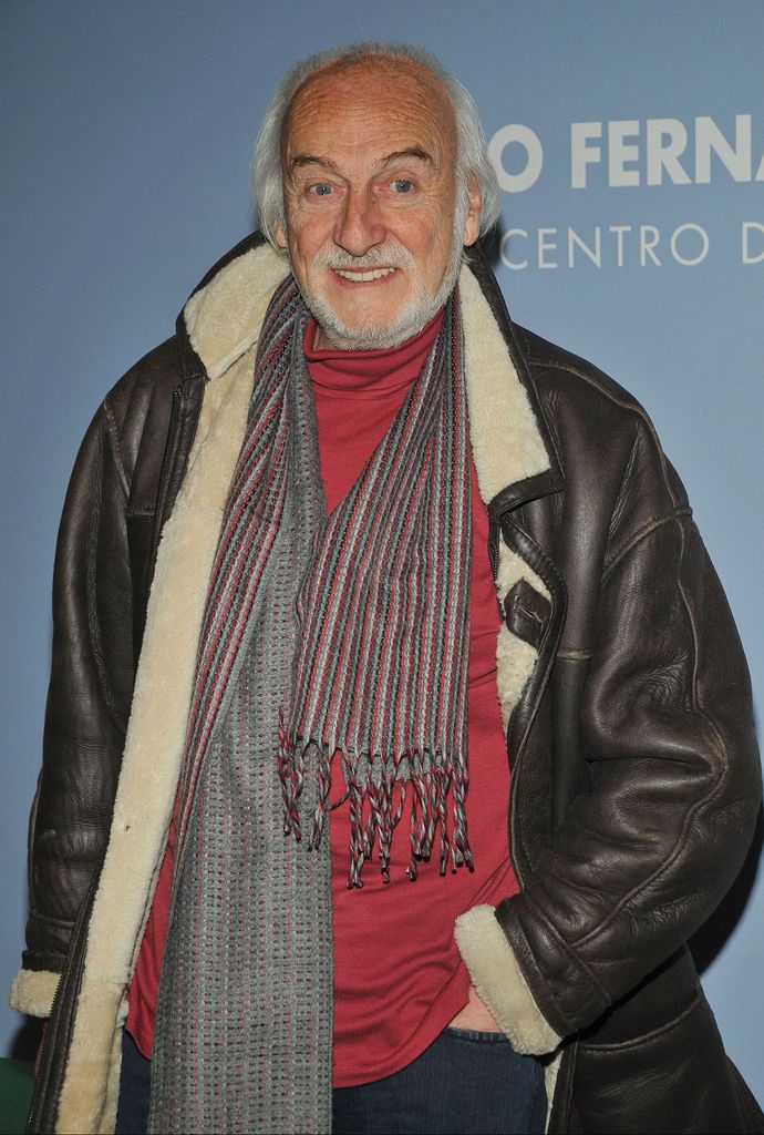 Hector Alterio durante la presentacion de la obra teatral 'Dos menos', en Madrid