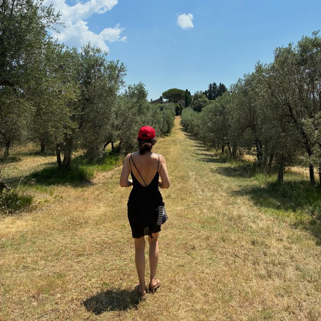Aitana Sánchez Gijón y su verano bajo el sol de la Toscana