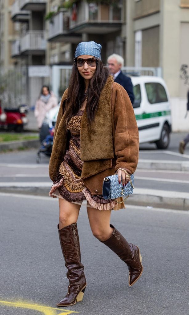 el mejor street style de mil n fashion week oto o invierno 2023