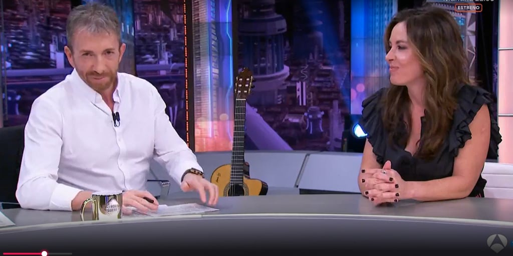 Pablo Motos y Mamen Mendizábal en El Hormiguero