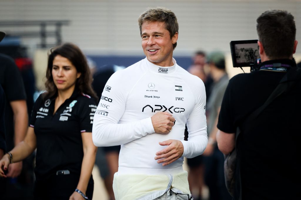 Brad Pitt en su nueva película de F1