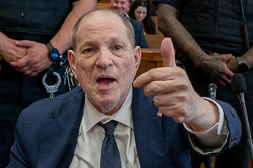 El productor Harvey Weinstein durante el juicio de Nueva York