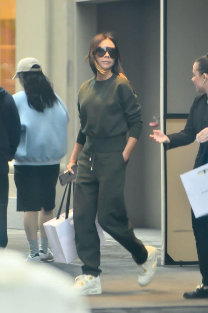 Victoria Beckham seen in Manhattan on May 11, 2025 in New York City