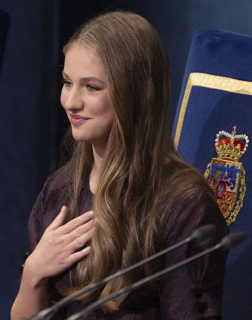 La emoción de Leonor durante los Premios Princesa de Asturias