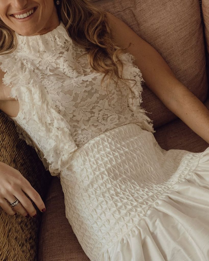 Vestido de nvovia de Teresa Baena
