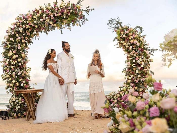 Lais Ribeiro y Joakim Noah
