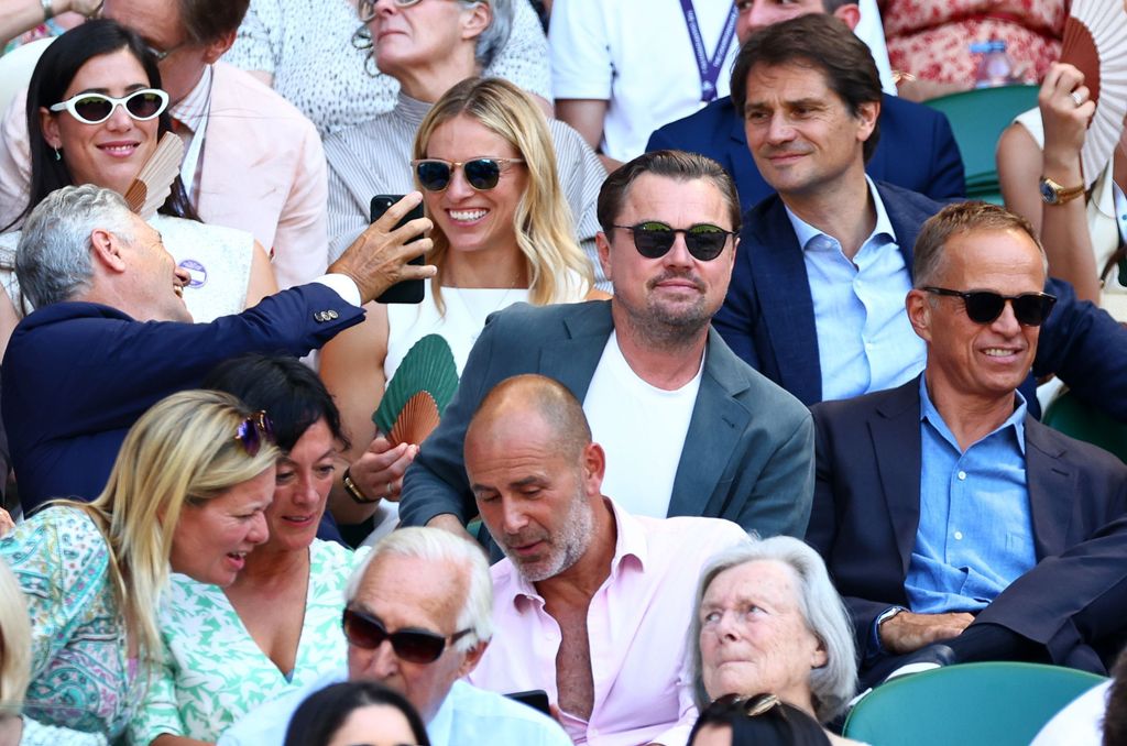 Leonardo Dicaprio en Wimbledon