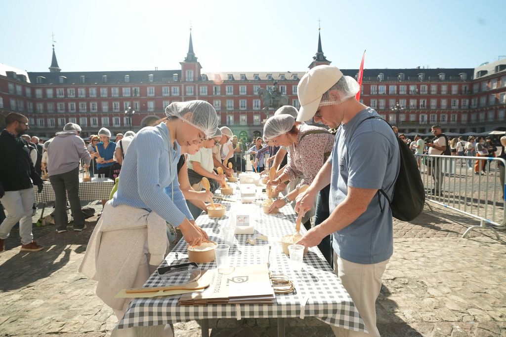 Taller de pan en la Plaza Mayor