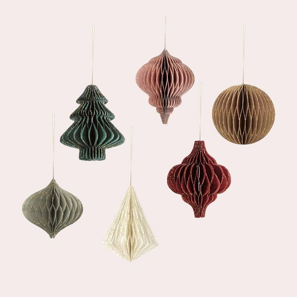 adornos navidad papel