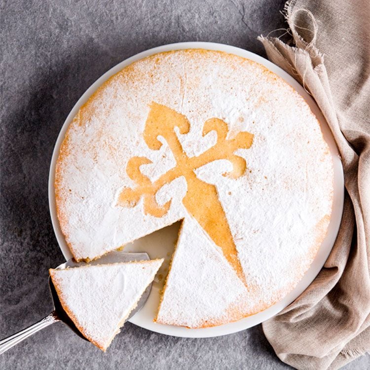 Tarta de Santiago tradicional 