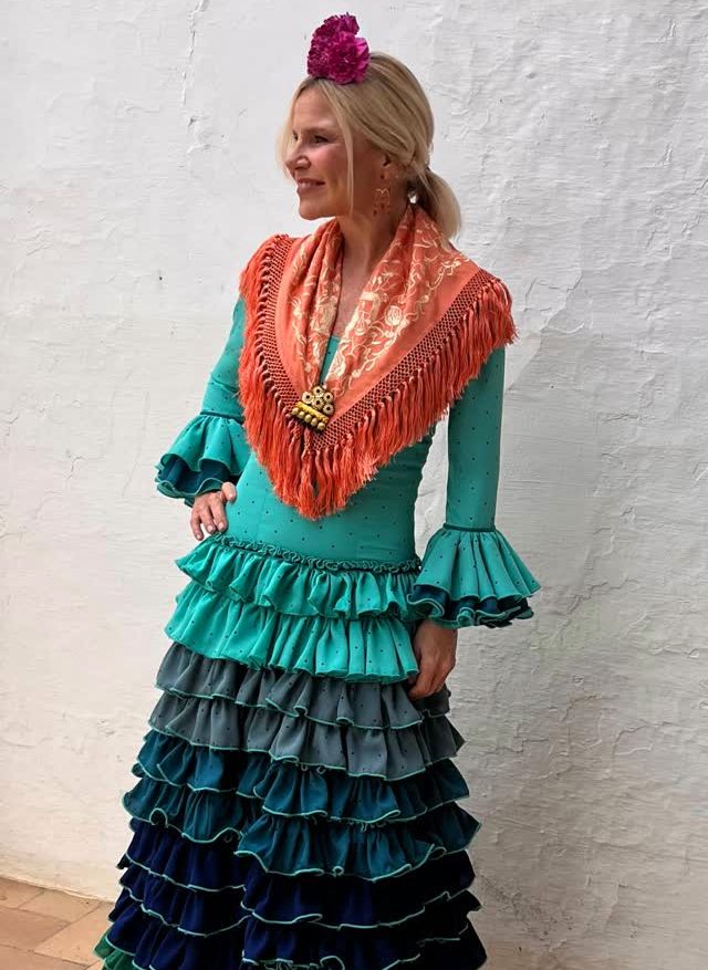 Eugenia Martínez de Irujo en la Feria de Abril de 2025