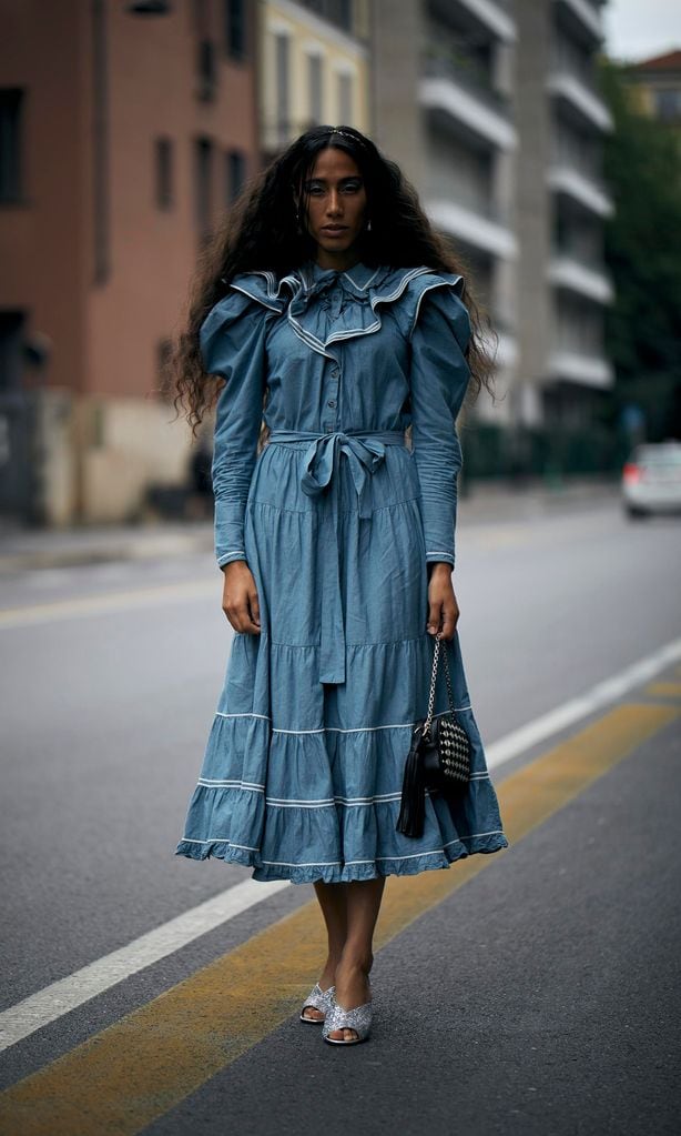 denim dress