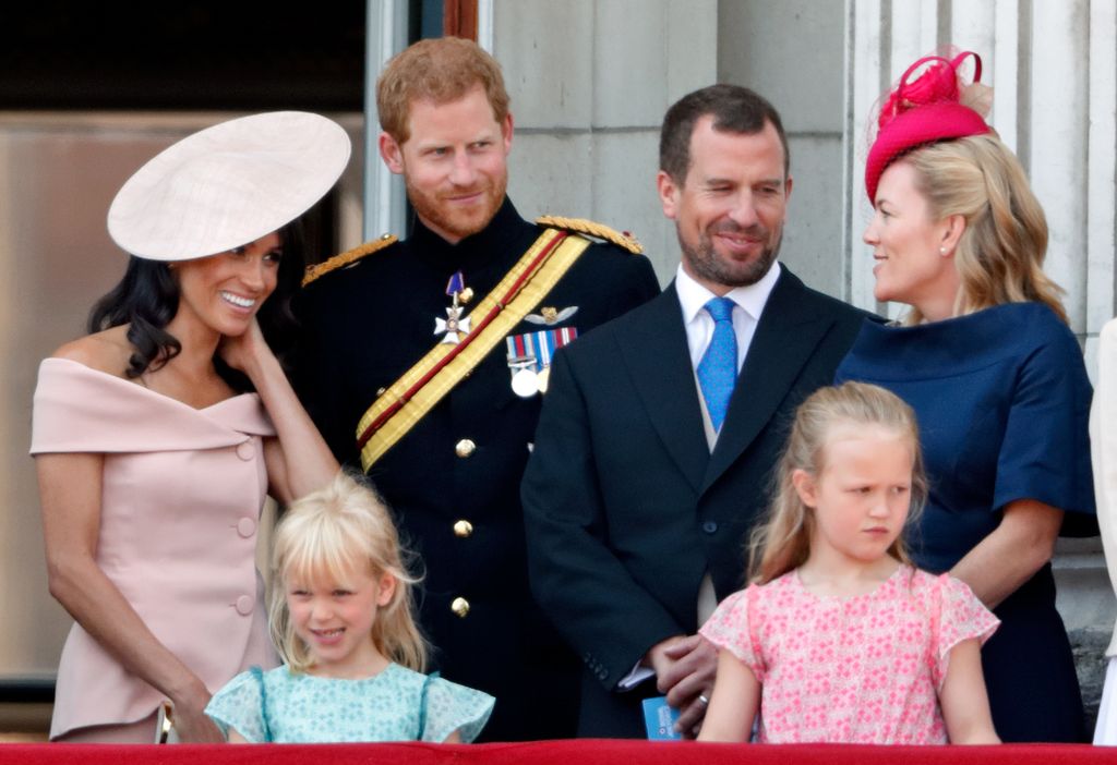 Junio de 2018: Cuando Meghan Markle entró en la realeza británica, Peter Phillips todavía estaba casado con su primera mujer, la canadiense, Autumn Phillips Kelly