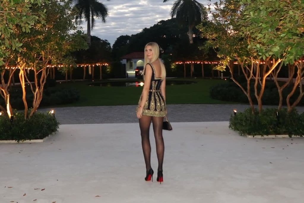 Ivanka Trump celebrando el 45 cumpleaños de su marido Jared Kushner.