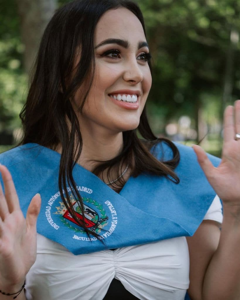 Ivana Rodríguez en el día de su graduación