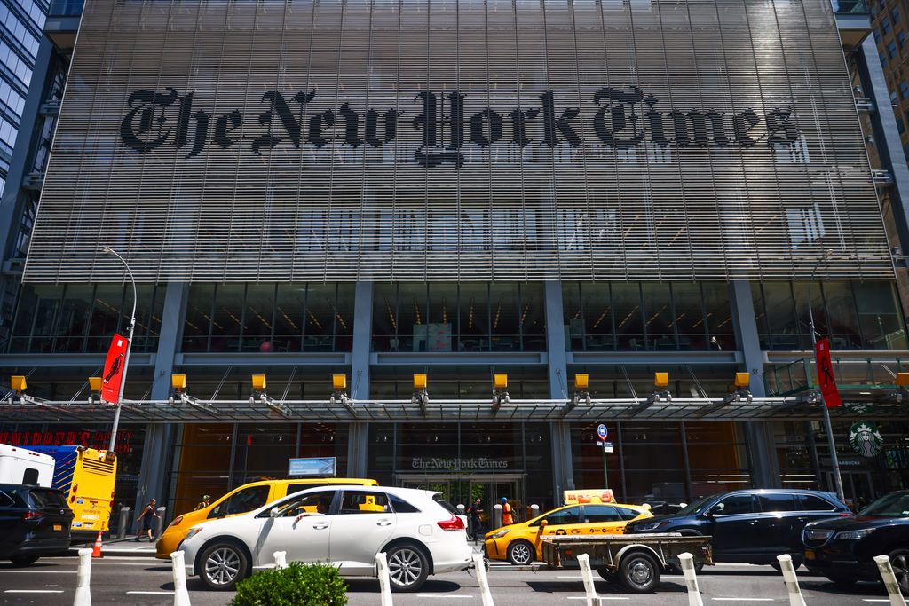 Sede del periódico de New York Times
