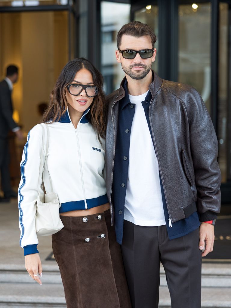 Eiza González y Grigor Dimitrov