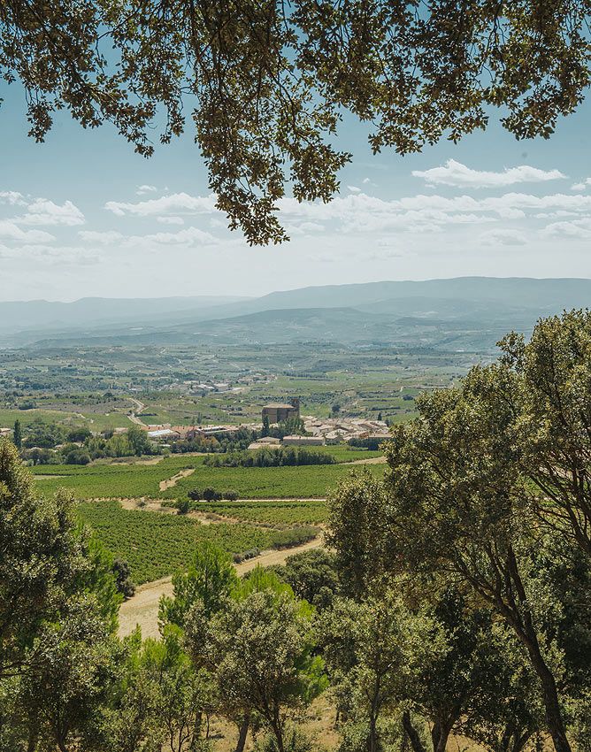 Vistas de Samaniego desde la Ermita del Cristo
