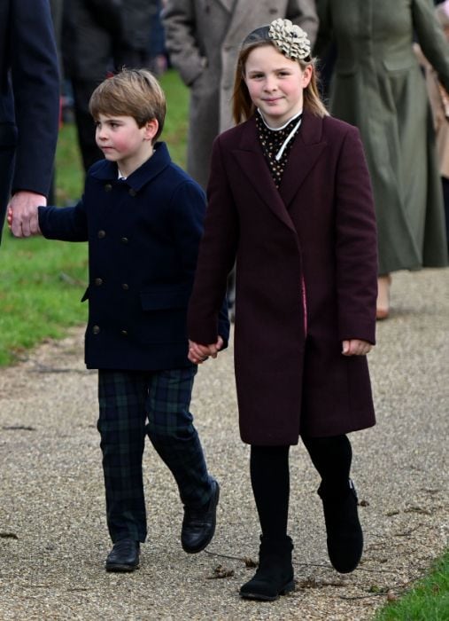 El príncipe Louis y Mia Tindall