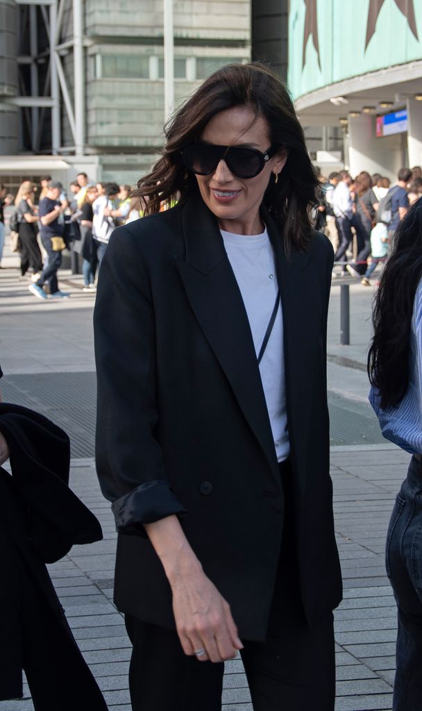 Nieves Álvarez llega al Movistar Arena para asistir al concierto de Laura Pausini