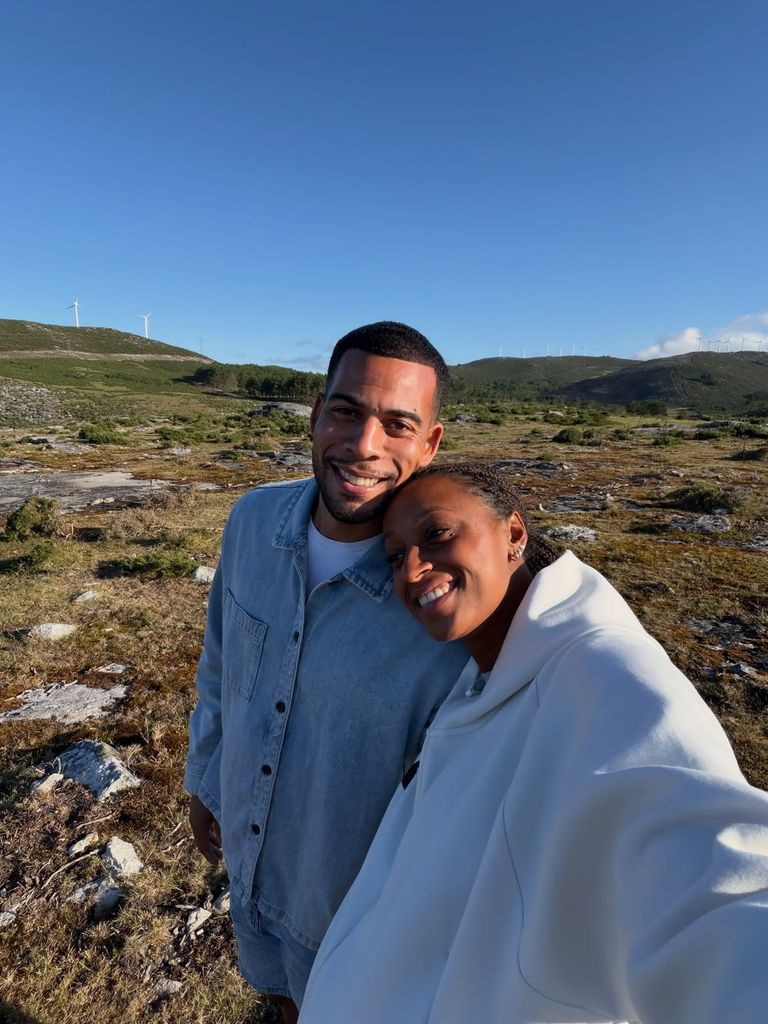 Ana Peleteiro y Benjamin Compaoré, unos días antes de convertirse de nuevo en padres