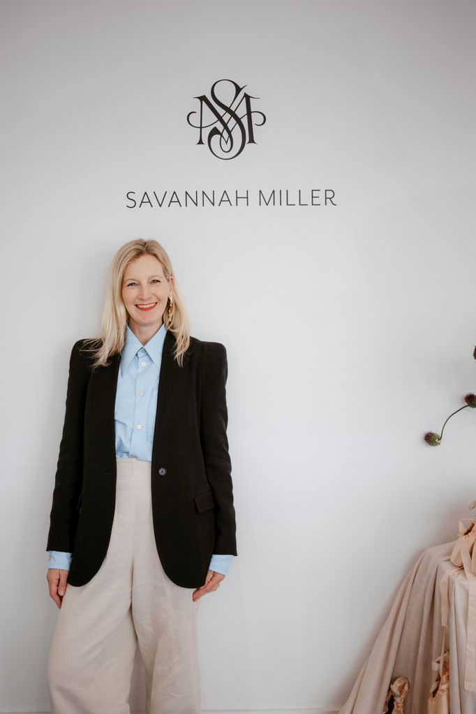 La diseñadora nupcial Savannah Miller