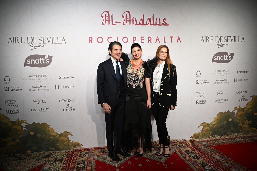 Julian Porras, Rocío Peralta y Olivia de Borbón