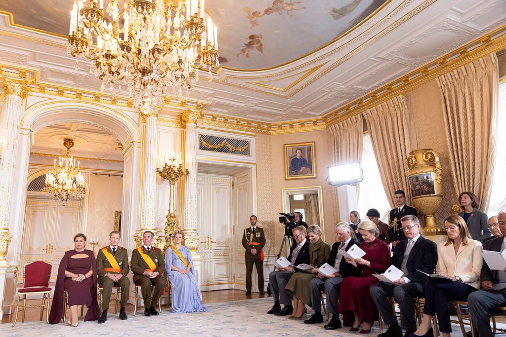 Imagen de los Grandes Duques de Luxemburgo el día de su abdicación