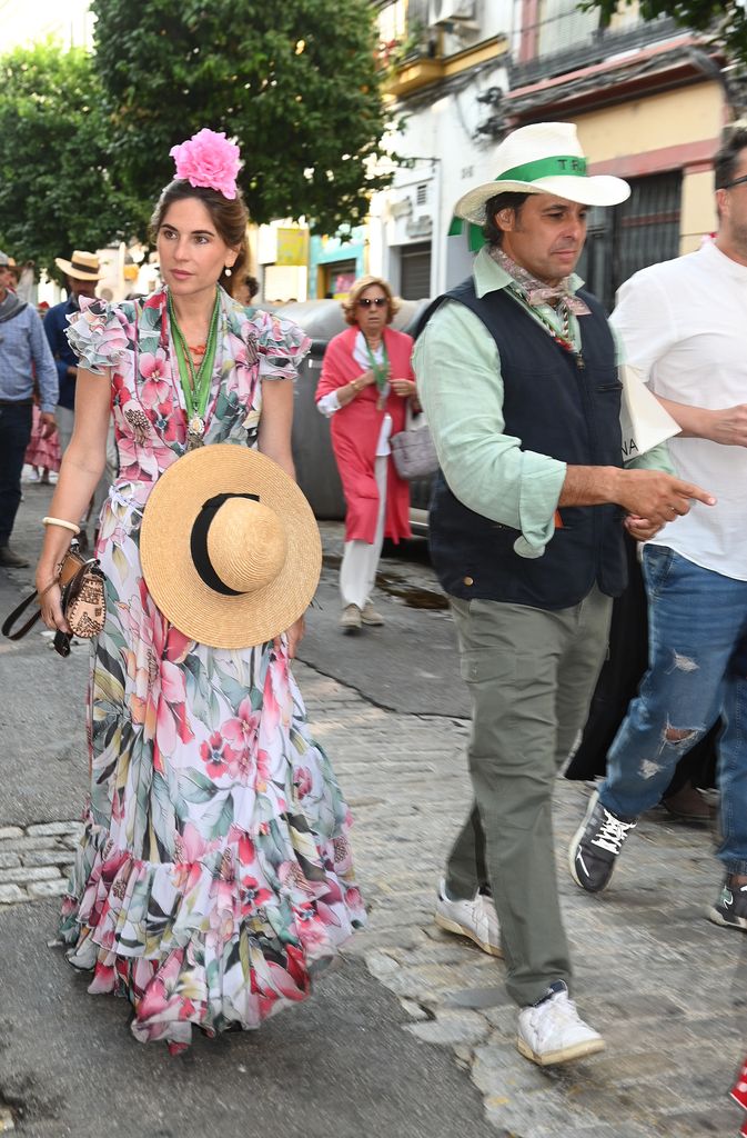 Lourdes Montes en la romería de El Rocío, 2025.