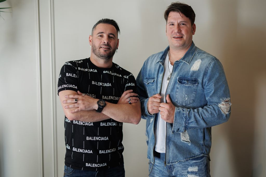 Los cantantes Andy y Lucas, en 2023