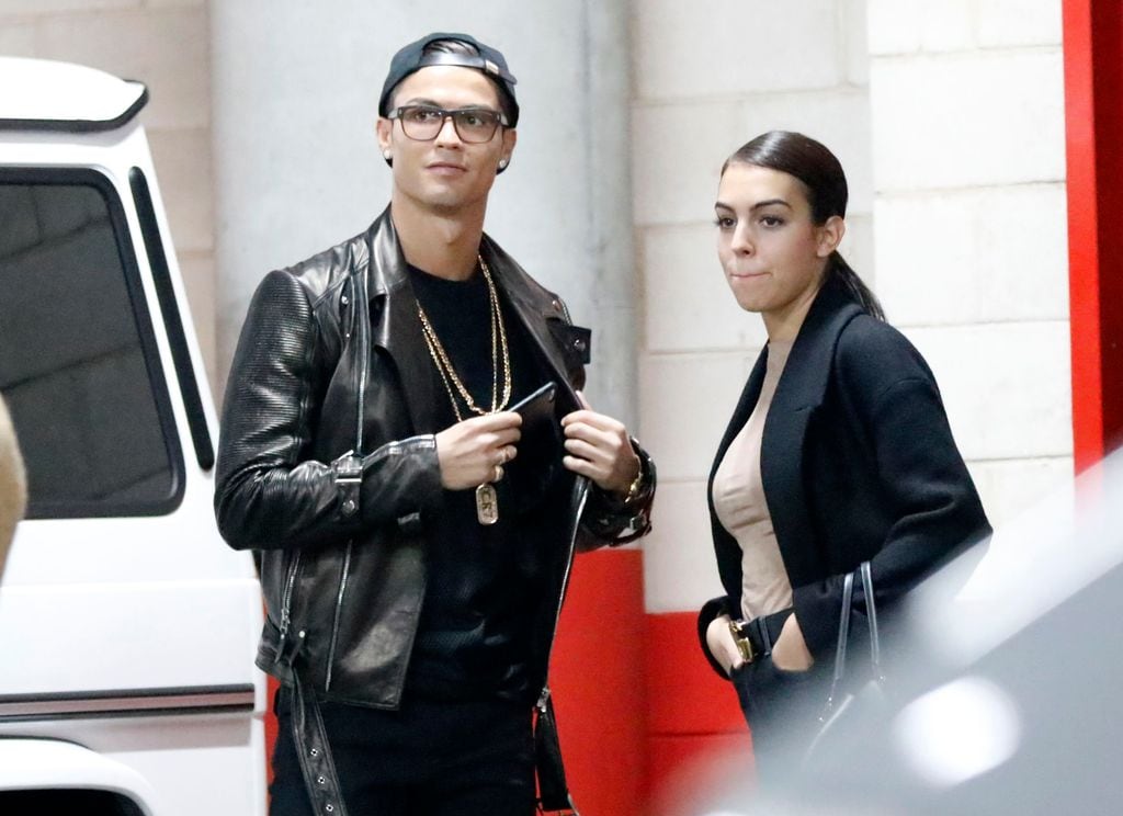 Cristiano Ronaldo y Georgina Rodriguez en el concierto de Justin Bieber, noviembre de 2016