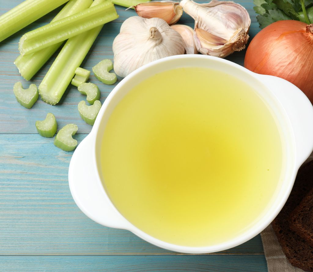 Caldo de verduras.
