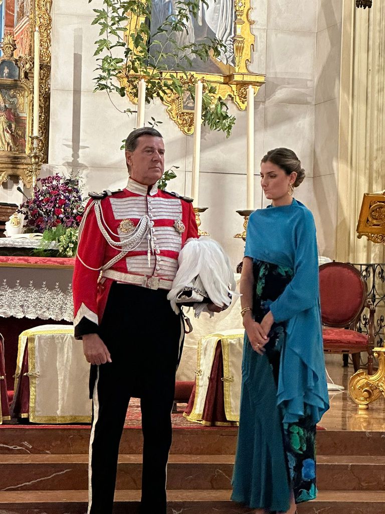 Amina Martínez de Irujo, la madrina en la boda de su padre